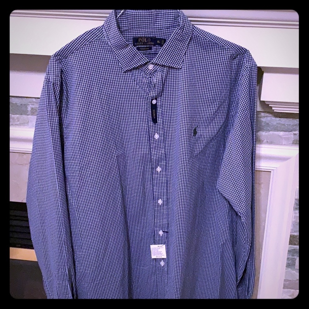 Men’s polo performance dress shirt
